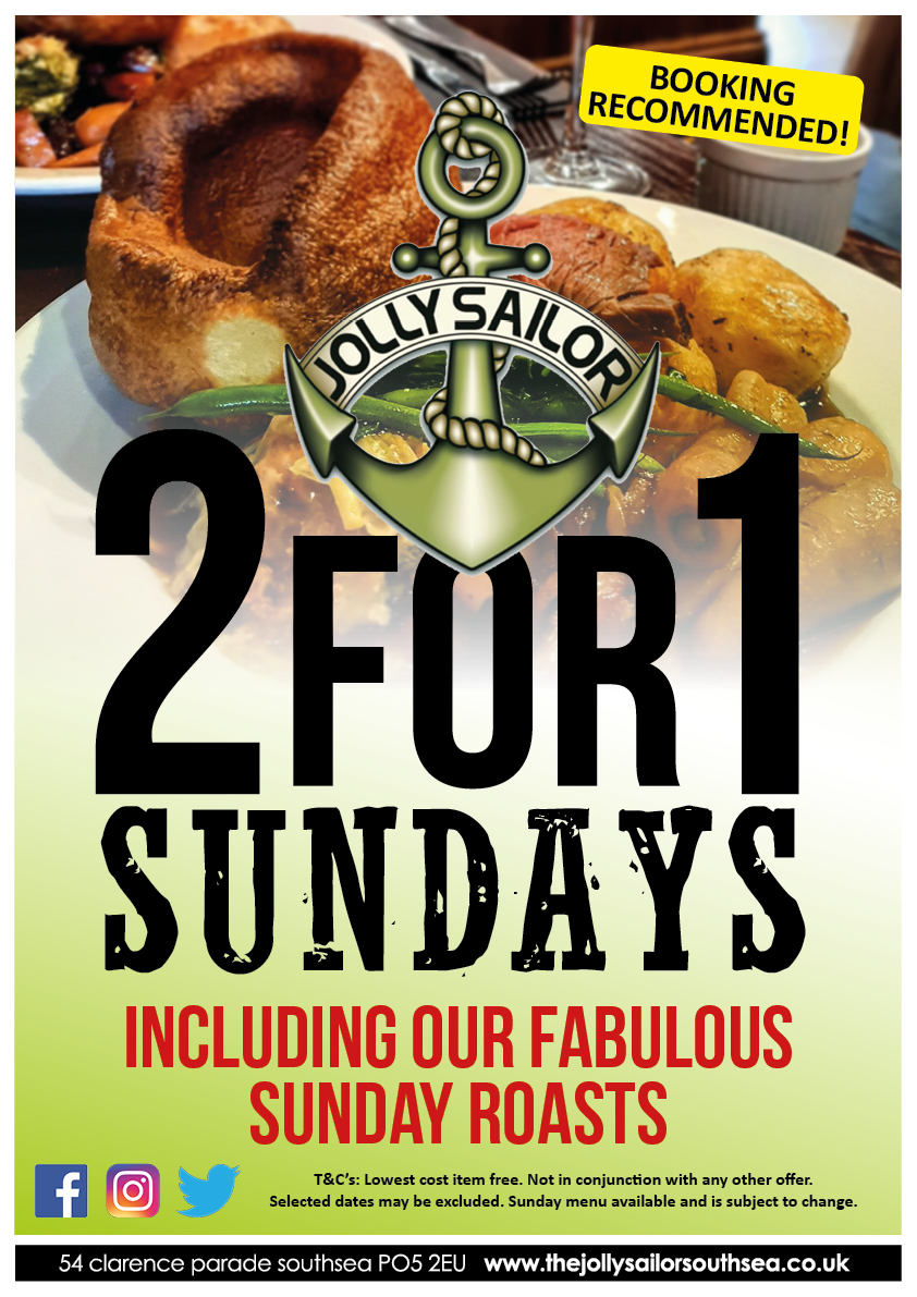 2 for 1 sunday