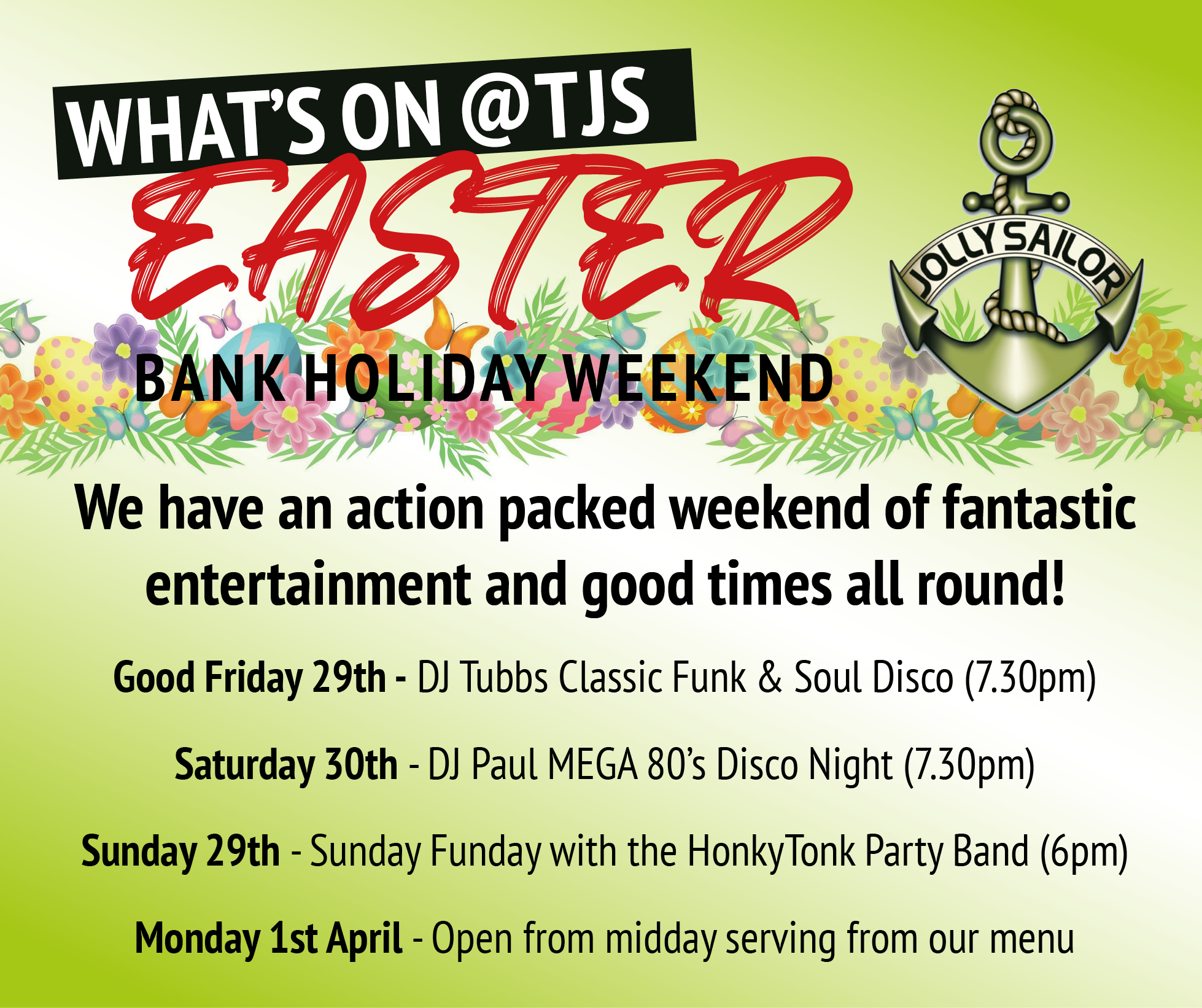 Easter Bank Holiday Events