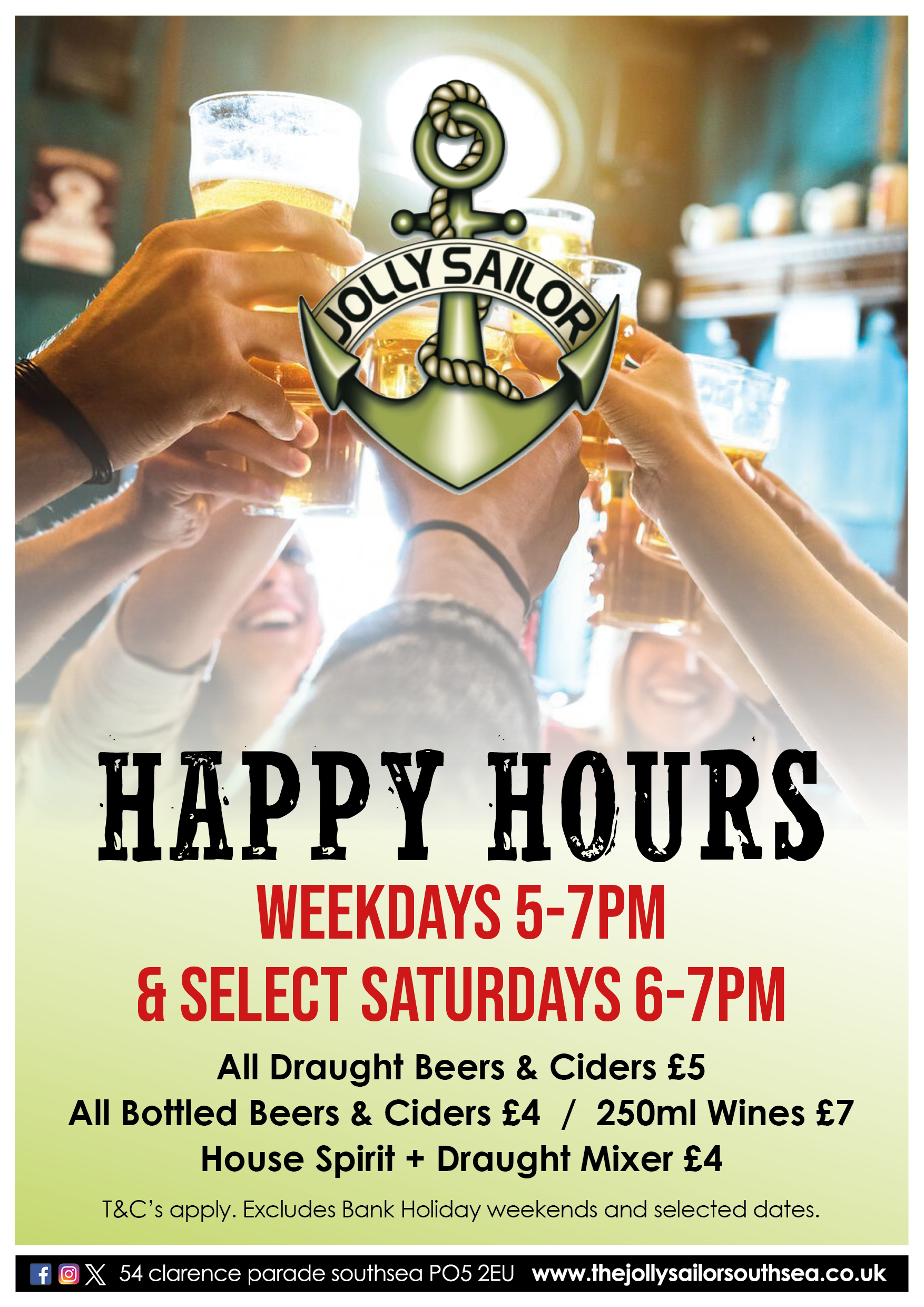 drinks, offers, cheap drinks, southsea, pubs, music, venues