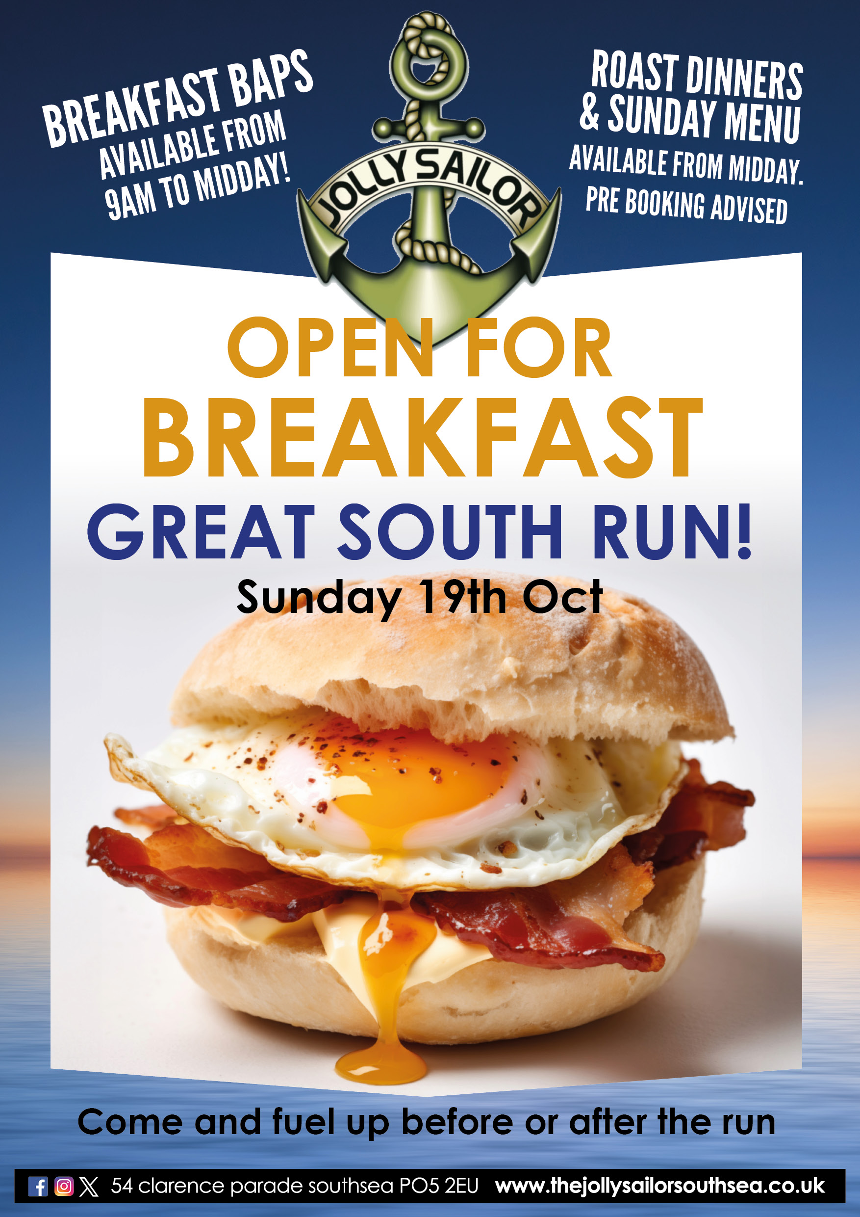 great south run, events, food, pub, sunday lunch, southsea, southcoast events