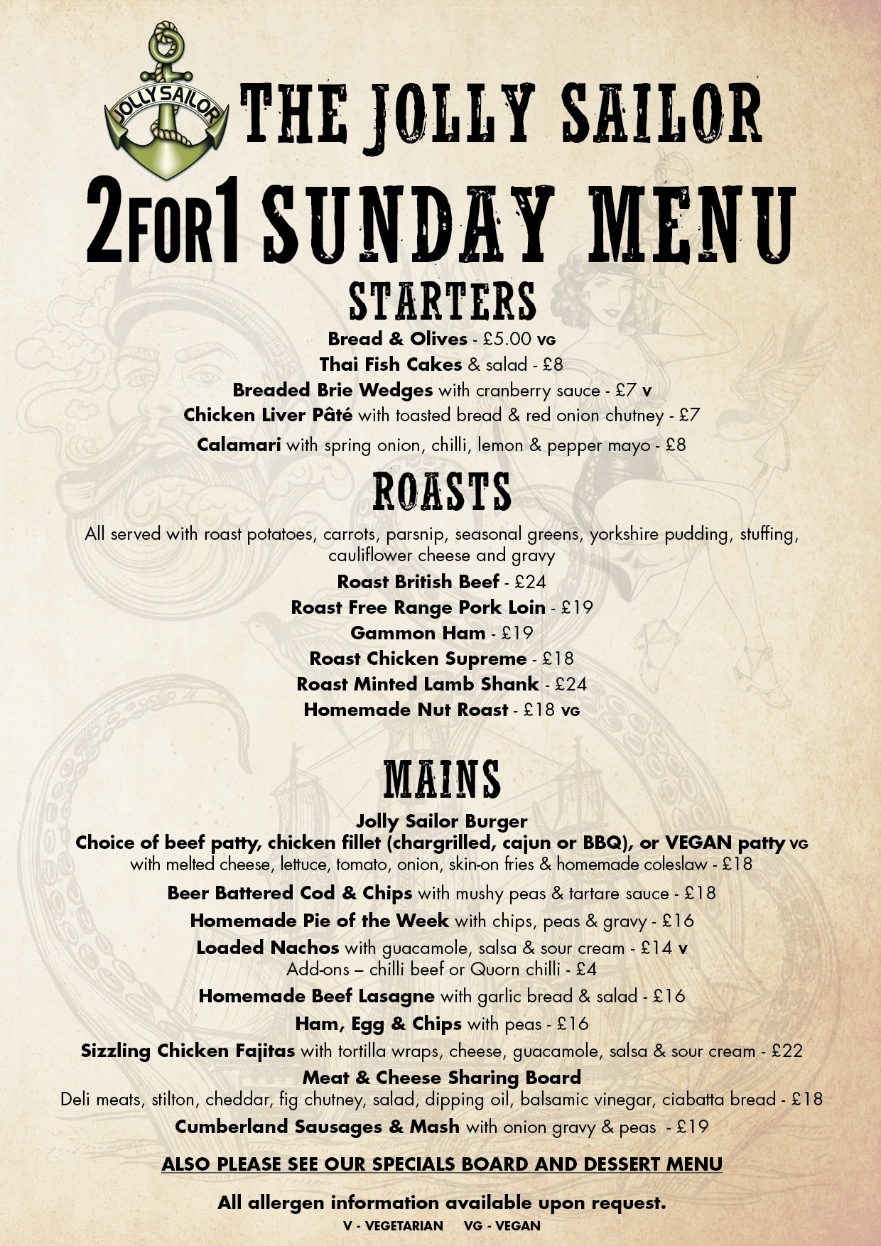 sunday roasts, 2for1 deal, offers, sunday lunch, pub lunch, southsea