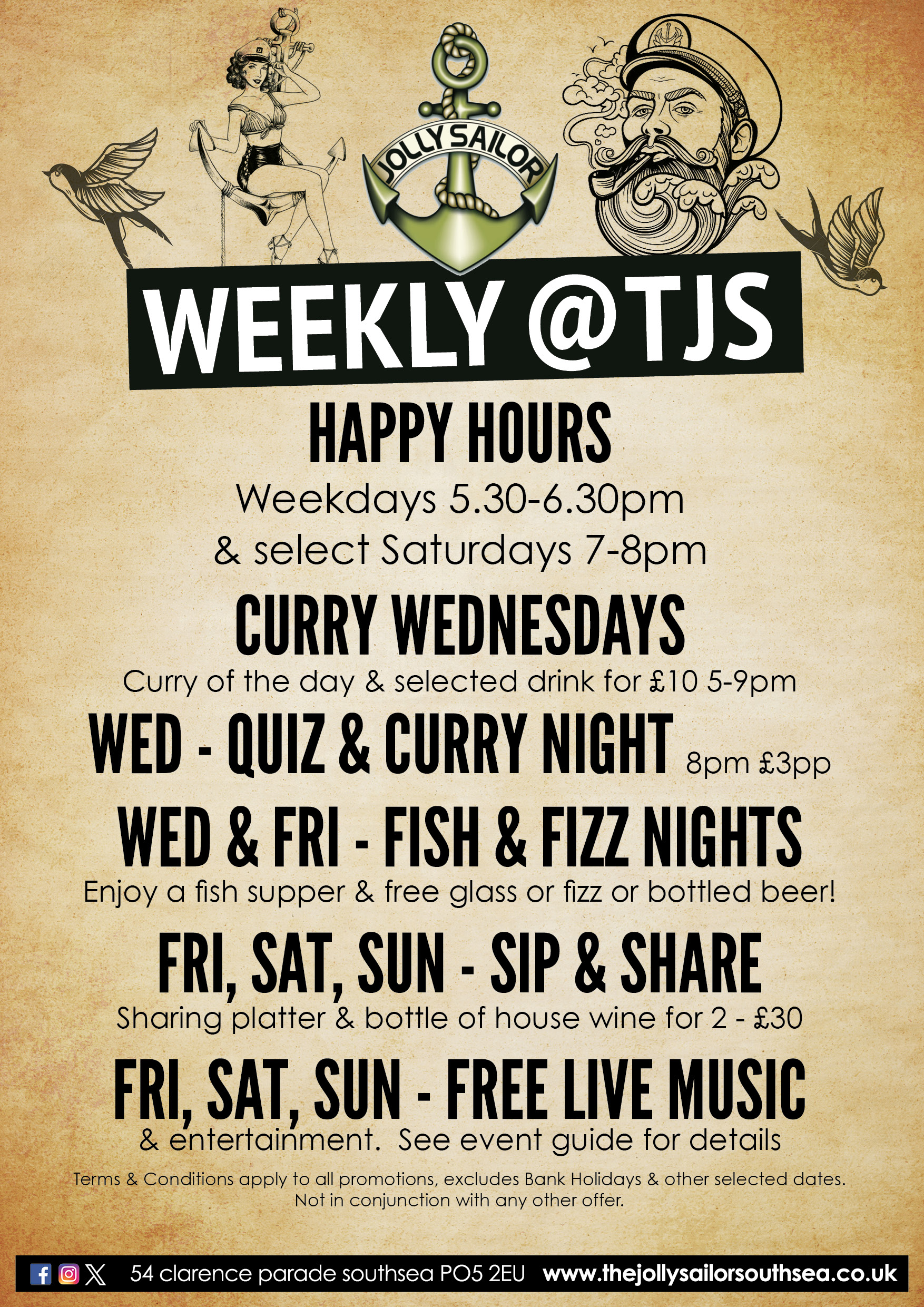 offers, promotions, deals, food, drink, southsea