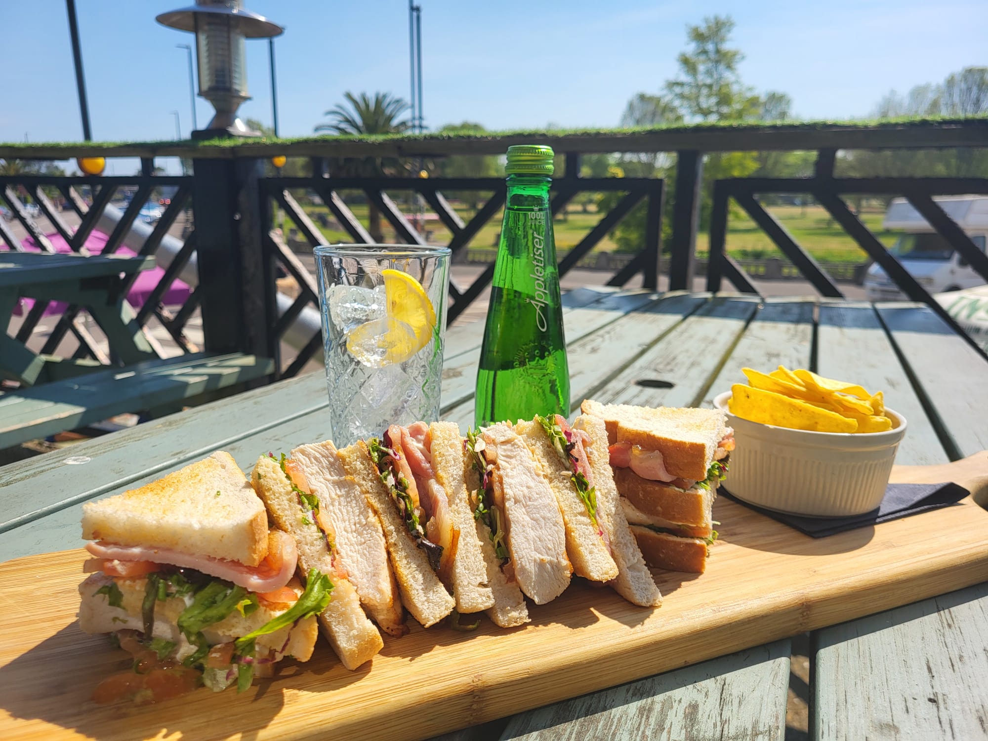 club sandwich, pub food, southsea