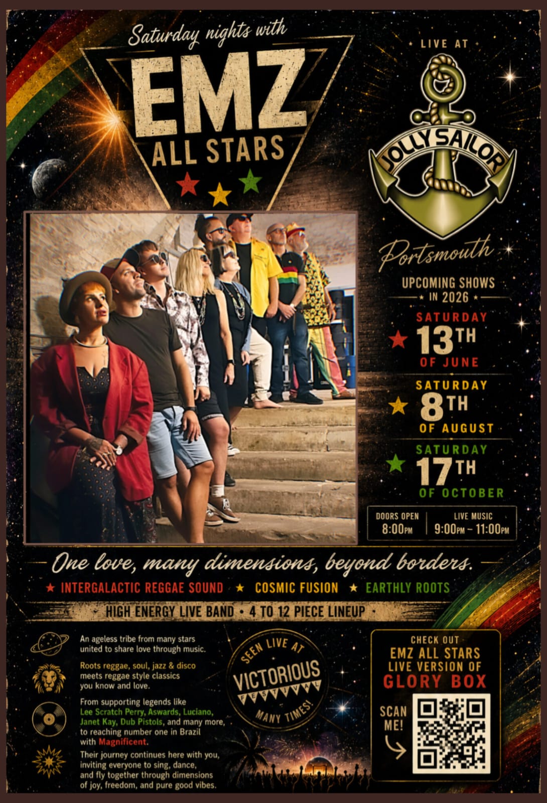 emz all stars, live bands, live music portsmouth, free events
