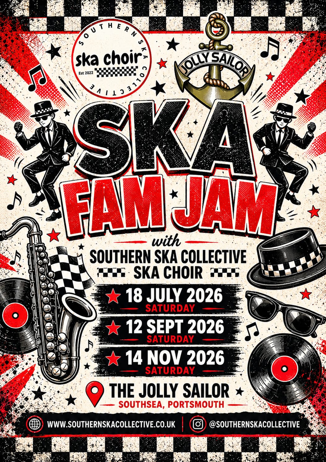 ska choir portsmouth, ska music, live music, southsea, free events